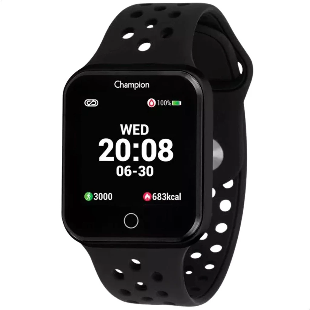 Relógio Smartwatch Champion Smart Inteligente Barato Digital Aniversário Tendência Estilo CH50006P